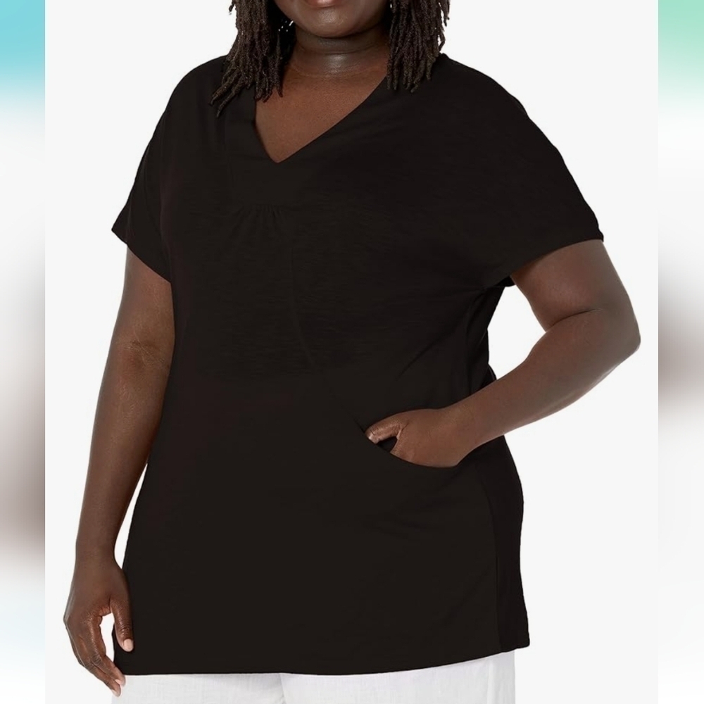 Avenue Pocket Pleat Tunic Cover-up